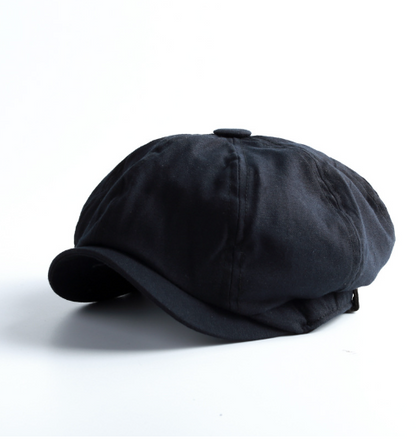 Men's Cotton Vintage Newsboy Cap in British Style