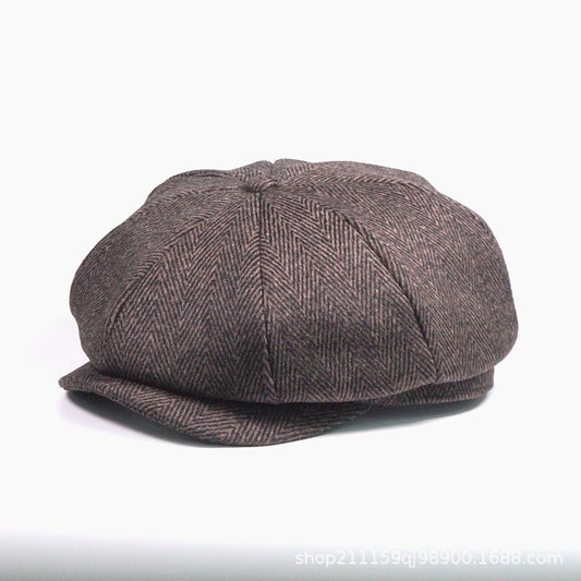 The Sheffield insulated winter newsboy cap for men and women by Kavaz